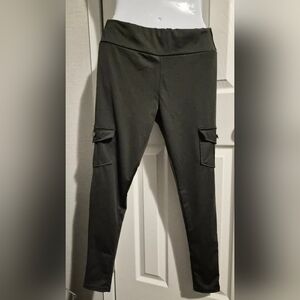 Dark Gray Cargo Leggings
